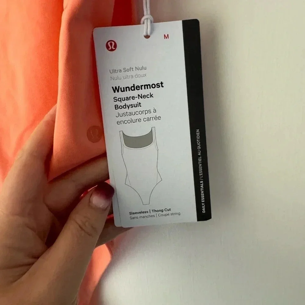 Lululemon Wundermost Ultra-Soft Nulu Square-Neck Sleeveless Bodysuit